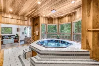FamilyRetreat, IndoorSpaTub, Newac, 7 Mins Walk2Village, LakeAccess, Sleep15 - Hytter