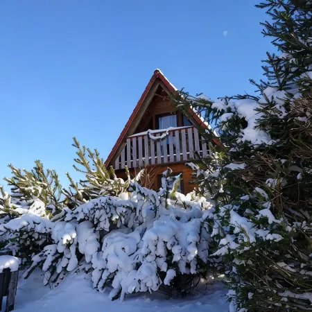 Gemütliches Holzhaus in Wolfshagen im Harz. Familienfreundlich