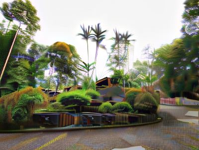 庭 セピロック ジャングル リゾートの写真