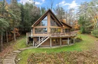 Beautiful lakefront house on Paradox lake with tremendous views and privacy.