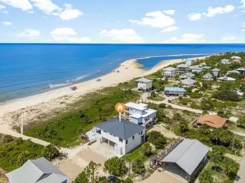 Pet Friendly Beach House - The Great White Florida House by Panhandle Getaways Hotels in Port St. Joe