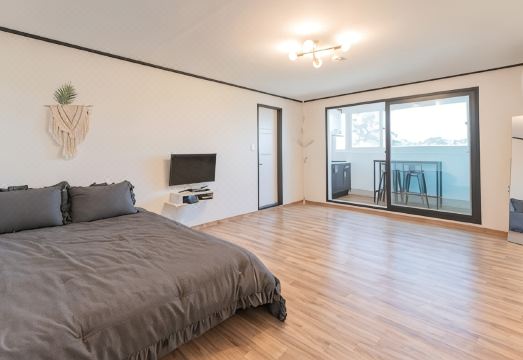 해수욕장 인근 풍경