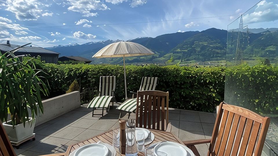 Gemütliches Haus mit 2 Schlafzimmern im Zentrum von Kaprun mit Schönen Terrassen