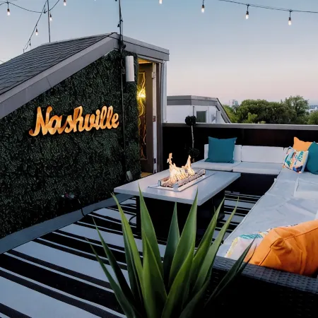 Rooftop Home with Skyline Downtown Views