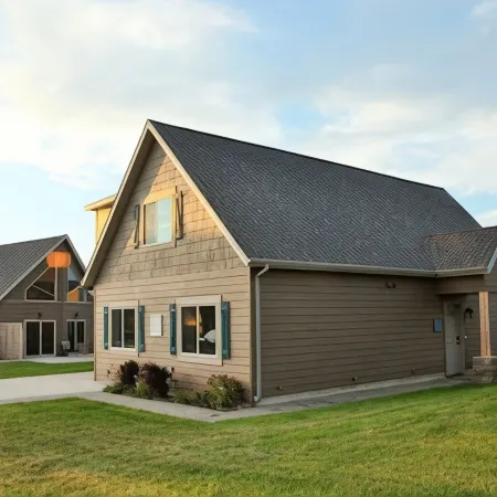 Beautiful 1500+ sq ft cabin with outdoor pool just steps off the patio