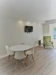 Outlaw Inn Unit 1. Modern, newly remodeled unit. Steps from Main Street!