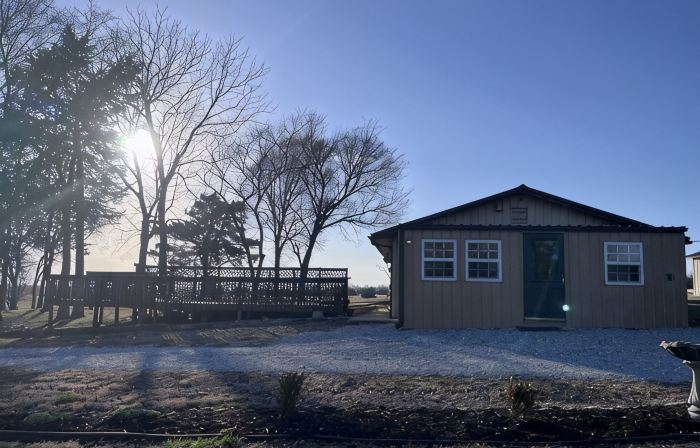 Farm house close to lake and public hunting land but yet far away for privacy !