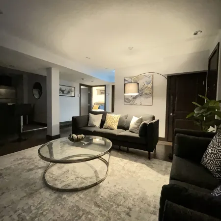 The Lux Den Speaks for itself. Cozy, bright self-contained basement suite