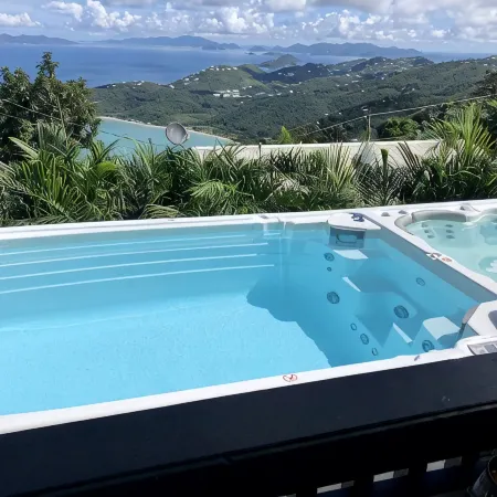 Virgin Island Villa Suite, View, Private Pool & Hot Tub!