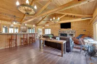 One Level Log Home on 3.5 Acres, Beautiful Views, Newly Updated