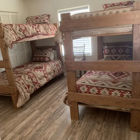 A quiet country retreat 8 miles from town.