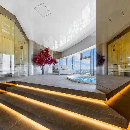 Apartamenty Sky Tower z Jakuzzi Przy Oknie by Bqqk