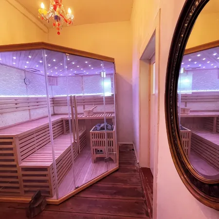 Former farmhouse with artistic ambience, sauna and whirlpool