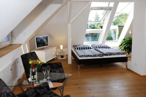 Romantic attic apartment in beautiful Laubegast neighbourhood in Dresden - 2 stjerner