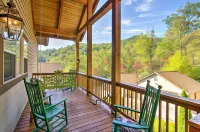 Bryson City Condo w/ Spectacular Views & Amenities - Balcony