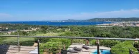 Magnificent panoramic view of the entire Gulf of St-Tropez