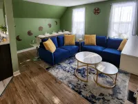 This is a private second-floor suite with its own entrance. Hotels in Bancroft