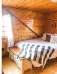 Dog Friendly Log Cabin + Wood Stove + Sauna + High Speed WiFi! 25 Min to Stowe!