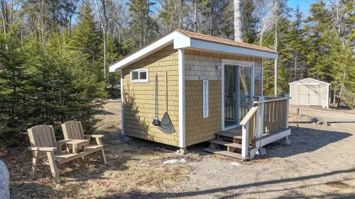 2-Acre DOME + Tiny House Cabin on OCEAN w/HT & AC