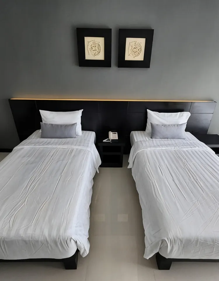ห้องเตียงแฝดพร้อมวิวเมือง