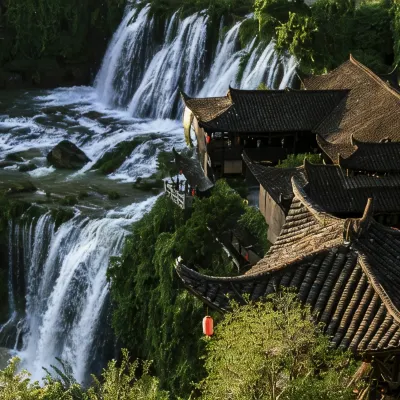 Tuwang Palace Waterfall Inn Hotels near Furong Town Waterfall
