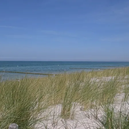 Fantastic FH, terrace, fireplace, close to the Baltic Sea, Bodden view