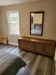 Historic Cabin in a natural setting with waterfalls and covered bridge