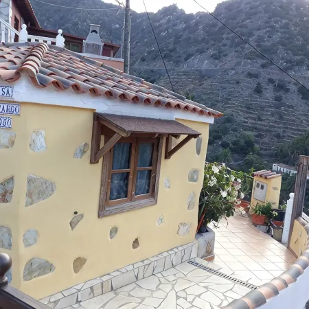 small house but a great atmosphere outside