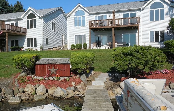 River Front,  Two story duplex with boat dock