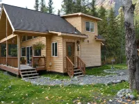 Lower Paradise Log Cabin in Moose Pass 무스패스 호텔