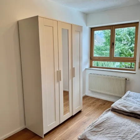 Modern, spacious apartment with a great view