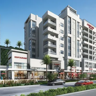 勞德代爾堡市中心萬豪萬怡酒店 鄰近拉斯奧拉斯大道（Las Olas Boulevard）的酒店