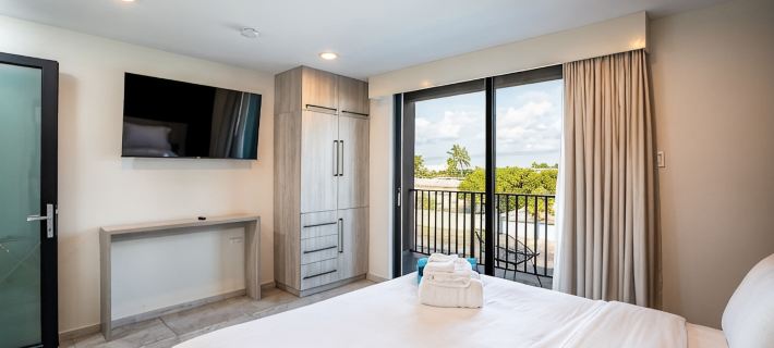 Rooftop Pool w/Lounge Area-1BE1BA Sleeps 2 #A7 Hotels in Oranjestad