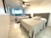 Oceanfront VIEW Fajardo, 2 BDRM+2BA Condo A/C, Olympic sized Outdoor Pool, WIFI - Gym