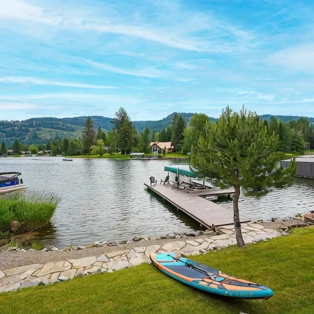Your Lake Pend Orielle Get Away, beautiful waterfront home with private dock