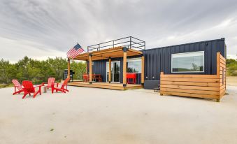 Remote Strawn Container Home with Hot Tub!