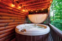 Secluded Cherry Log Cabin - Sauna - Hot Tub - Putting Green - Alphydda