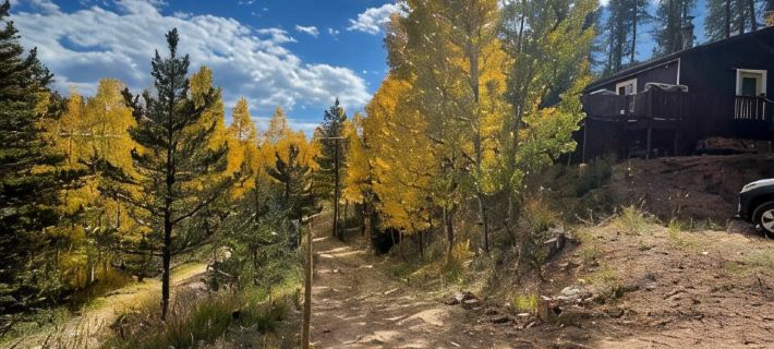 Aspen Glow Cabin - a charming 2-bedroom cabin with mountain views & wood stove Hotels in Park County