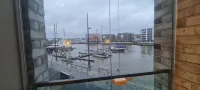 Direct view of the New Harbor, the marina and the Kaiser Harbor - Balkoner
