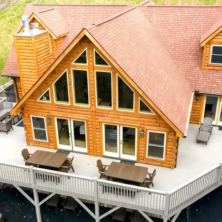 #1 PRVT. BLACK-MT. LUX LOG ESTATE. / HOT TUB / GAME RM / PETS / 2 FIRE PL. 6/6.5