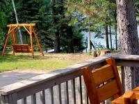 Pineview Cabin at Bayview Cabin Resort on Picturesque Northwoods Lake in Wi. Hotels in Langlade County