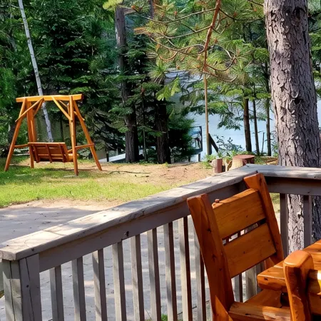 Pineview Cabin at Bayview Cabin Resort on Picturesque Northwoods Lake in Wi.