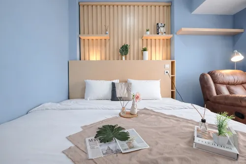 Blue Toned 1BR Apartment at Tokyo Riverside PIK 2 By Travelio - 3-Star