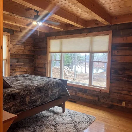 Beautiful Log Cabin on Moose River in Jackman ME Hotels in Jackman