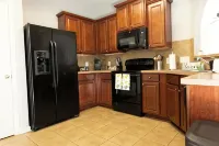 Charming 3-bedroom house in small-town Byron with WiFi, AC, and patio seating.