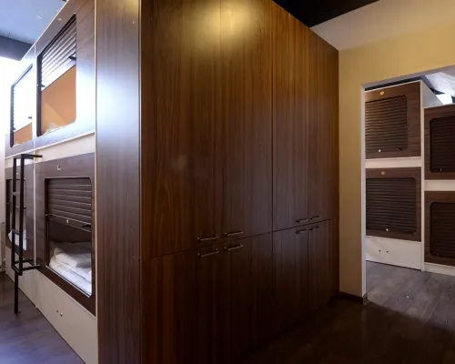 โรงแรมแคปซูล อินเตอร์คิวบ์ ตรีทยาคอฟสกายา โรงแรมใกล้หอศิลป์เทรทยาคอฟ