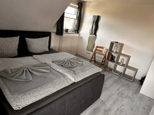 Cozy vacation apartment with a view of the Harz Mountains, near the center of Bad Harzburg - Kitchens