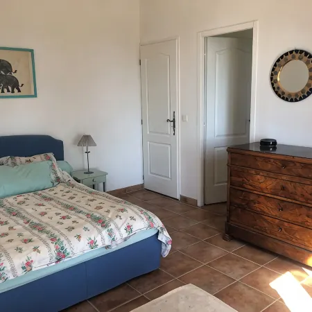 In les Issambres: Villa for 12 People, with a Pool, a Bocce Court, and a Beautiful Ocean View