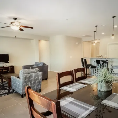 Amazing outdoor space! 5 minute walk to park with paved trails.