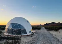 Southern Boho inspired Geodesic Dome nestled up next to Big Bend National Park. - 4-Star